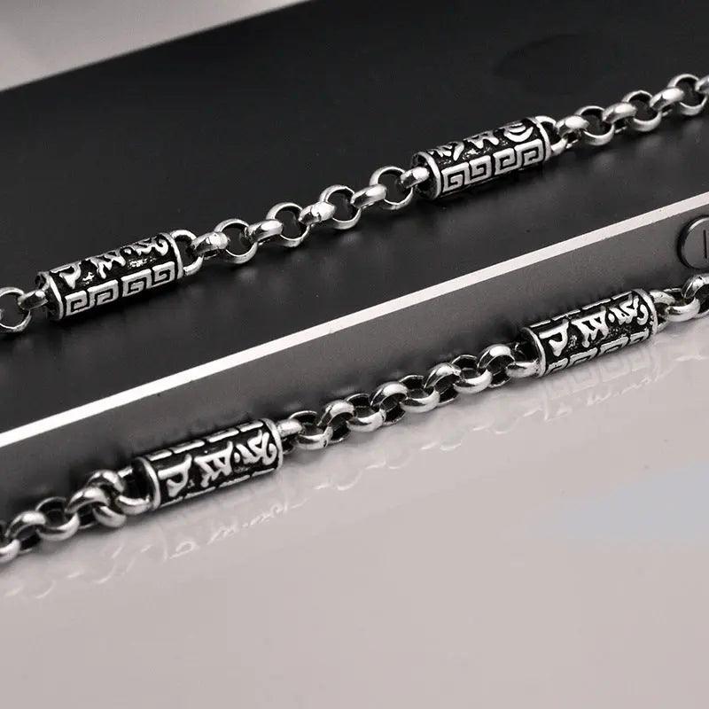 Silver Hoop Necklace