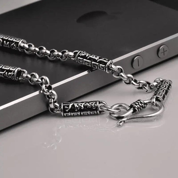 Silver Hoop Necklace