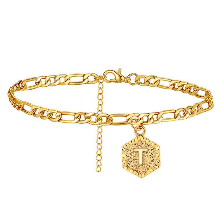 Letter Tag Bracelet