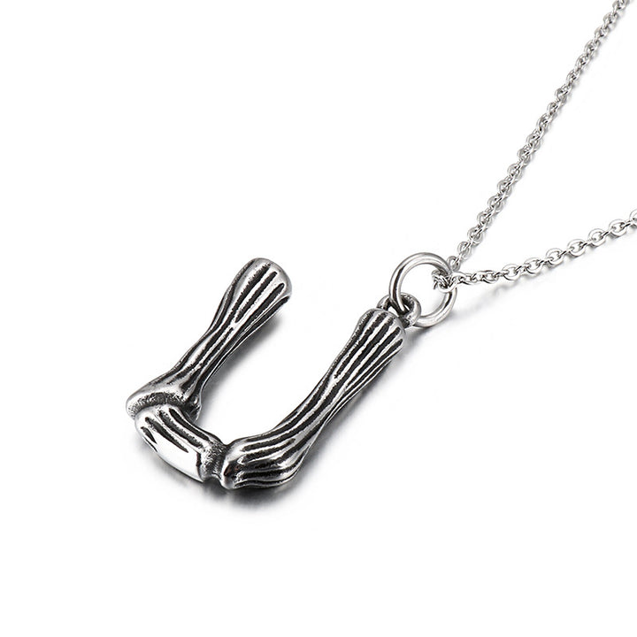 Alphabet Pendant Necklace