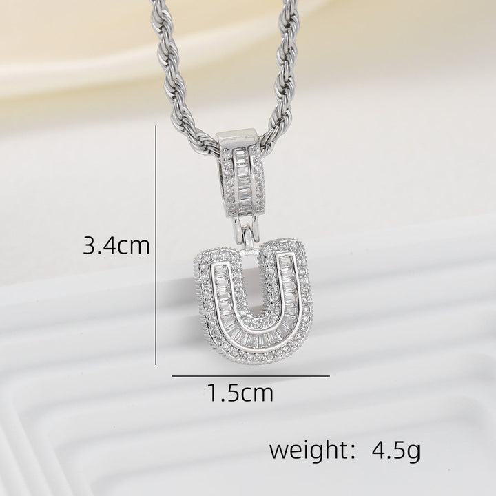 Alphabet Pendant Necklace