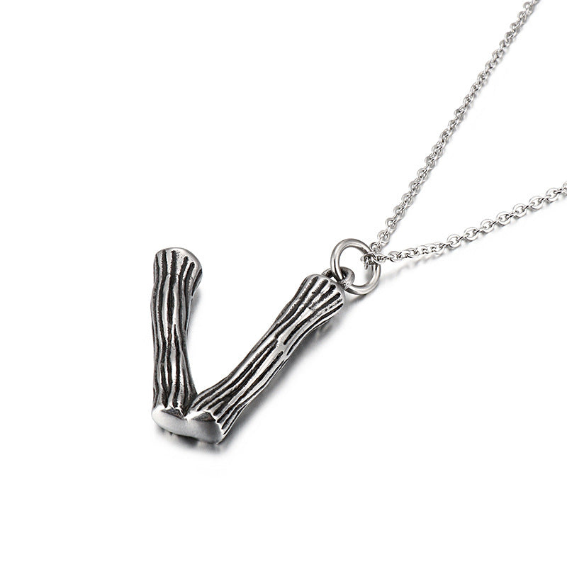 Alphabet Pendant Necklace