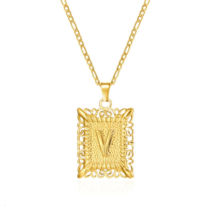 Letter Tag Necklace