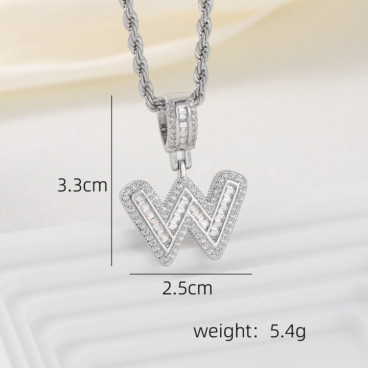 Alphabet Pendant Necklace