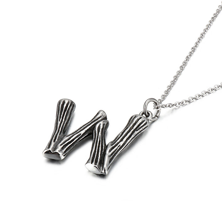 Alphabet Pendant Necklace