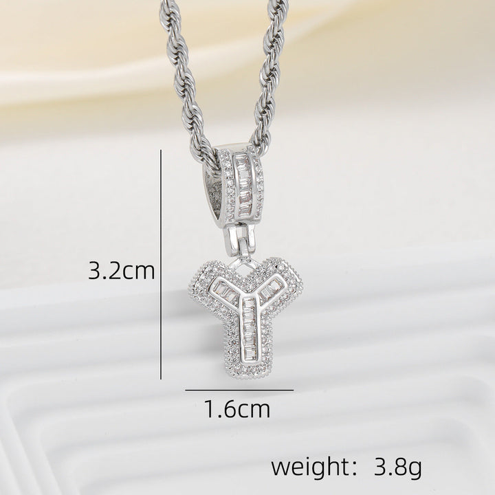 Alphabet Pendant Necklace