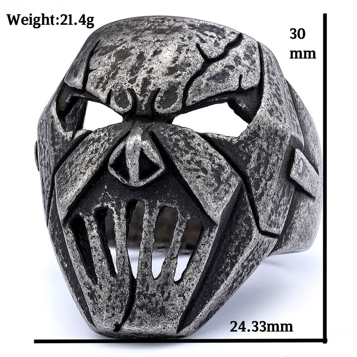 Tusk Mask Ring
