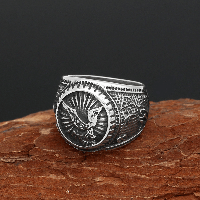 Raven Viking Ring