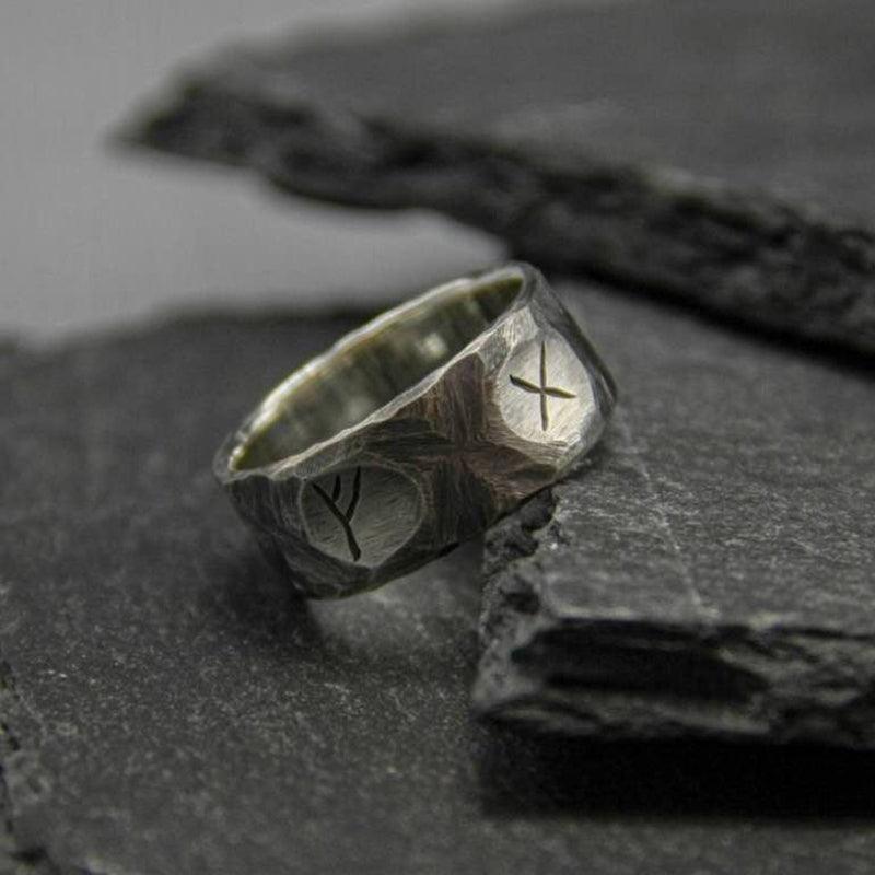 S925 Silver Viking Rune Ring
