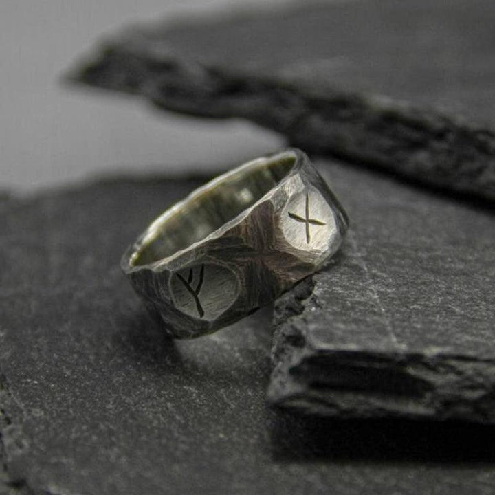 S925 Silver Viking Rune Ring
