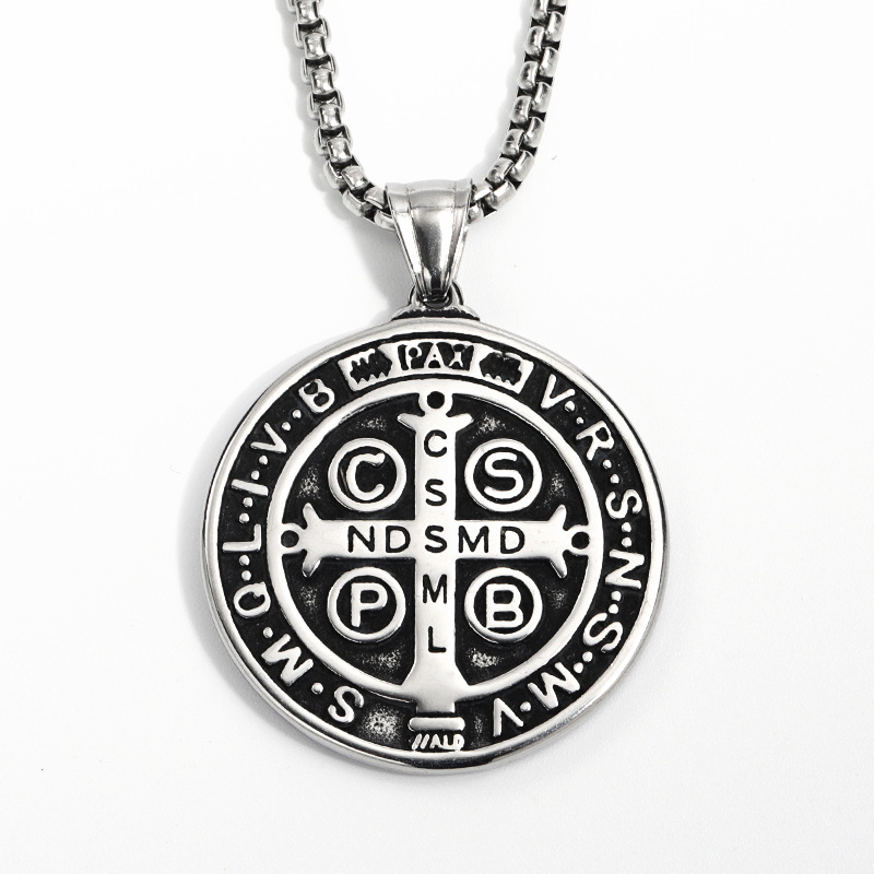 Vintage St. Benedict Medallion Chain