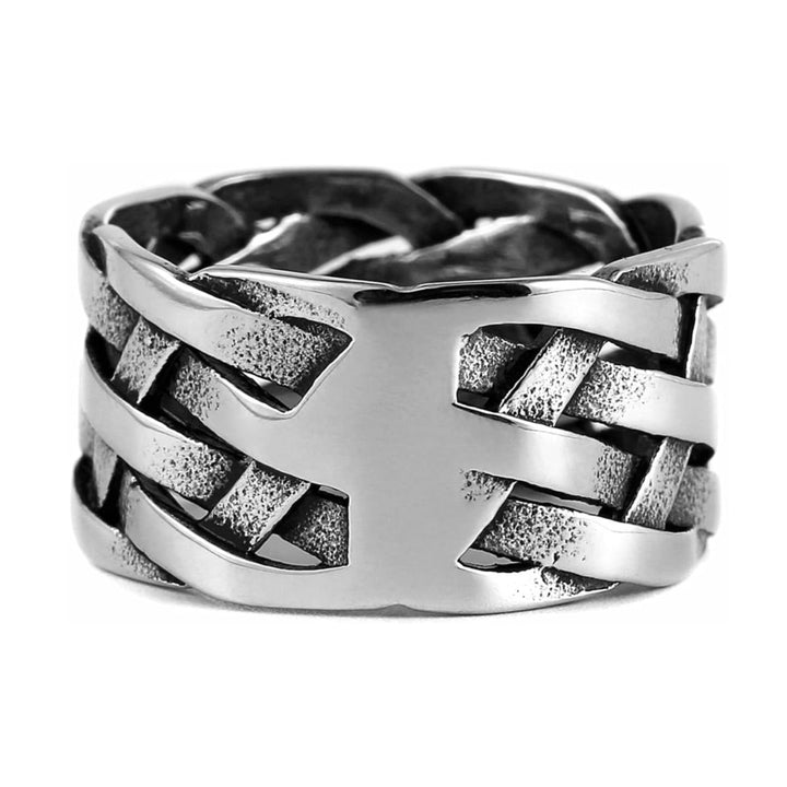 Vintage Braided Silver Ring