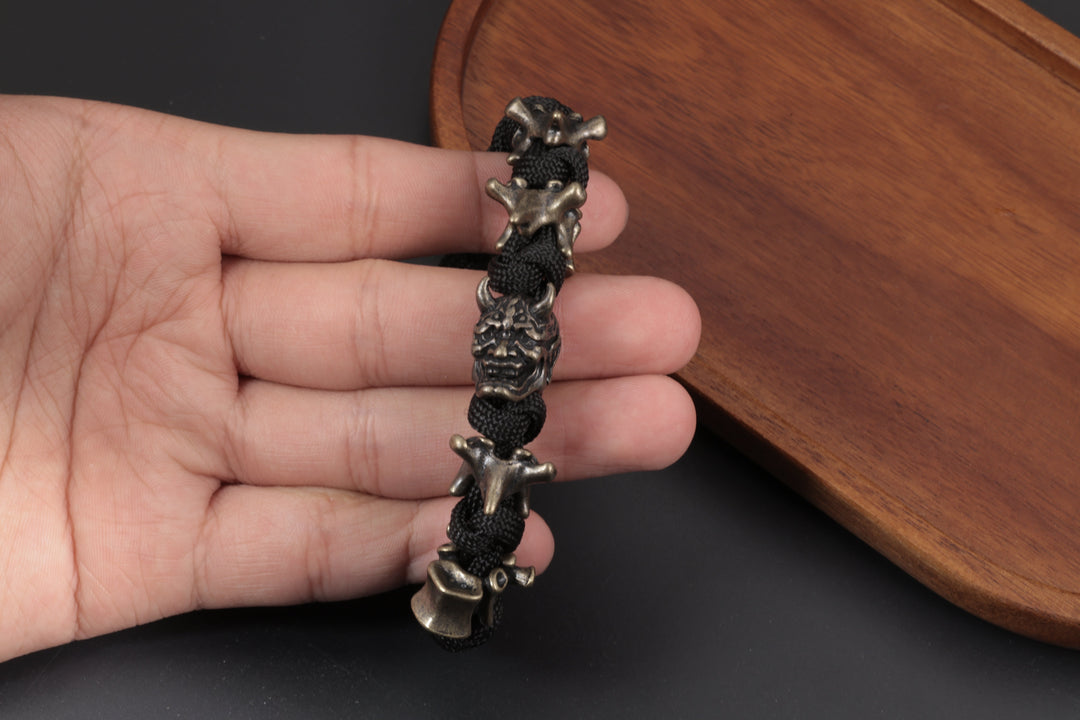 Umbrella cord bracelet "Vertebra" bracelet