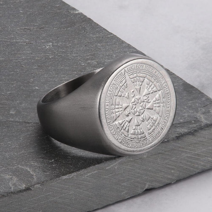 Crafted Compass Stainless Steel Men&