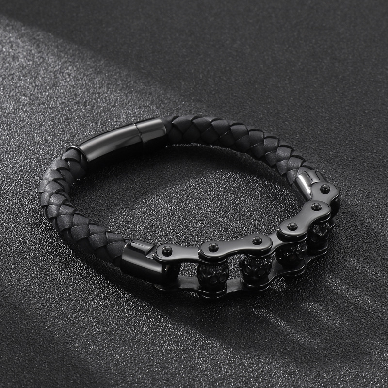 Rock Skull Link Wristband
