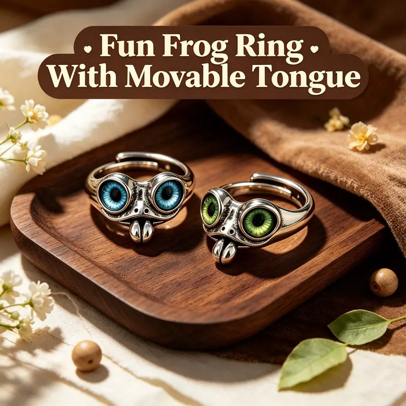 Demon Eye Open Adjustable Statement Ring