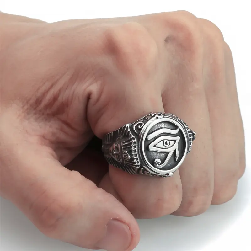Eye of Horus Ancient Egyptian Signet Ring