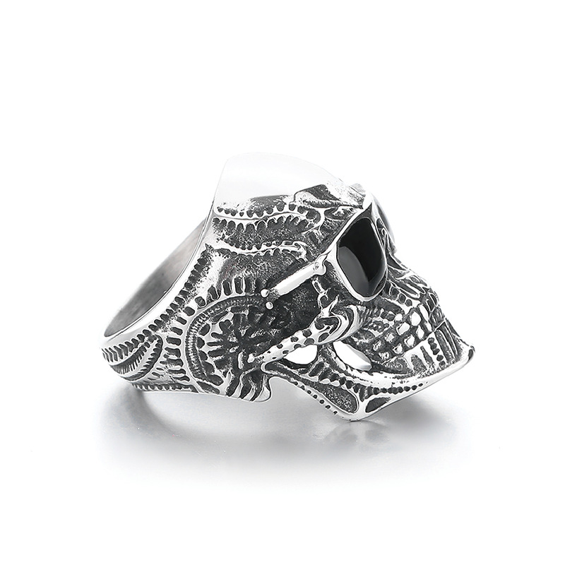 Shades Skull Vintage Metal Ring