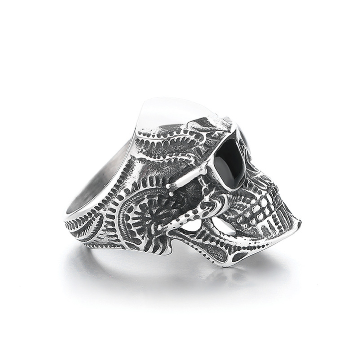 Shades Skull Vintage Metal Ring