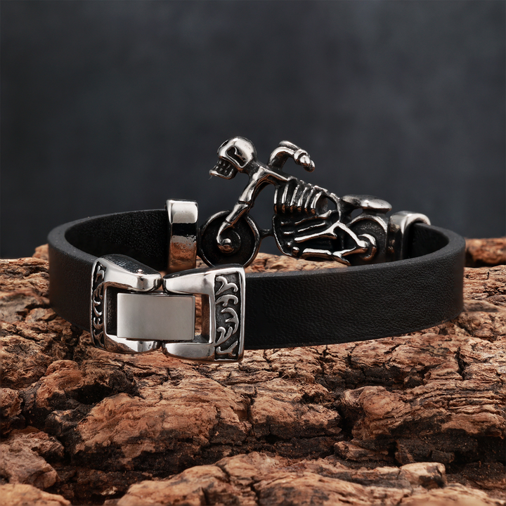 Highway Biker Motorcycle Rider Wrist Bracelet