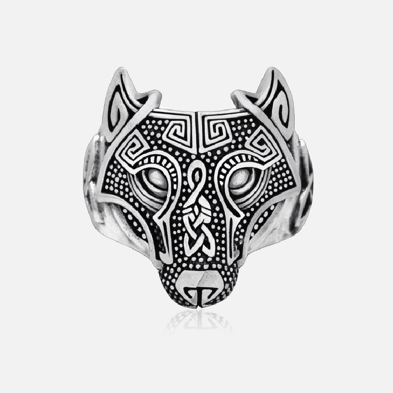 Wolf Viking Ring