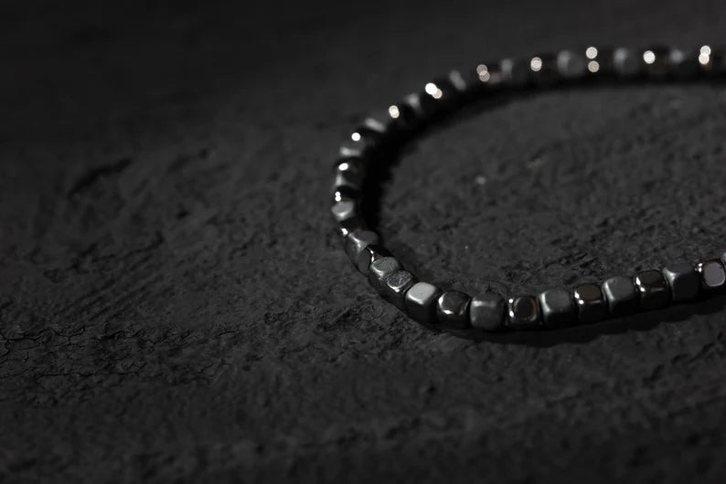 Hematite Bead Bracelet