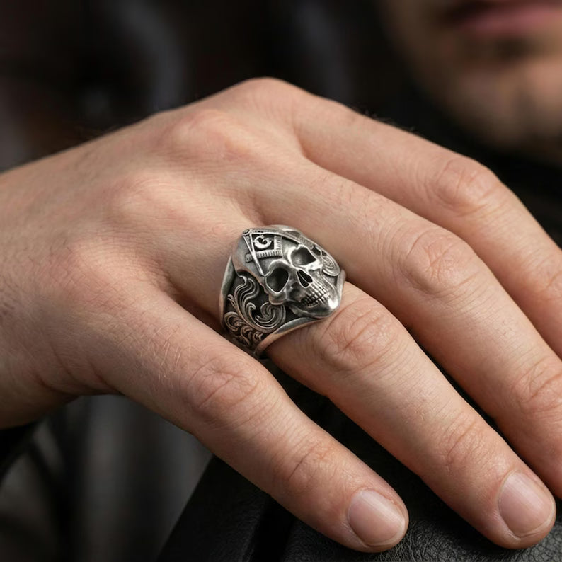 Masonic Skull Ring