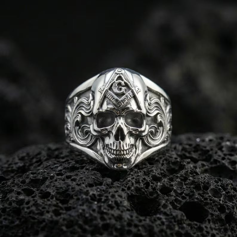 Masonic Skull Ring