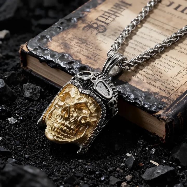 Skull Pilot Necklace