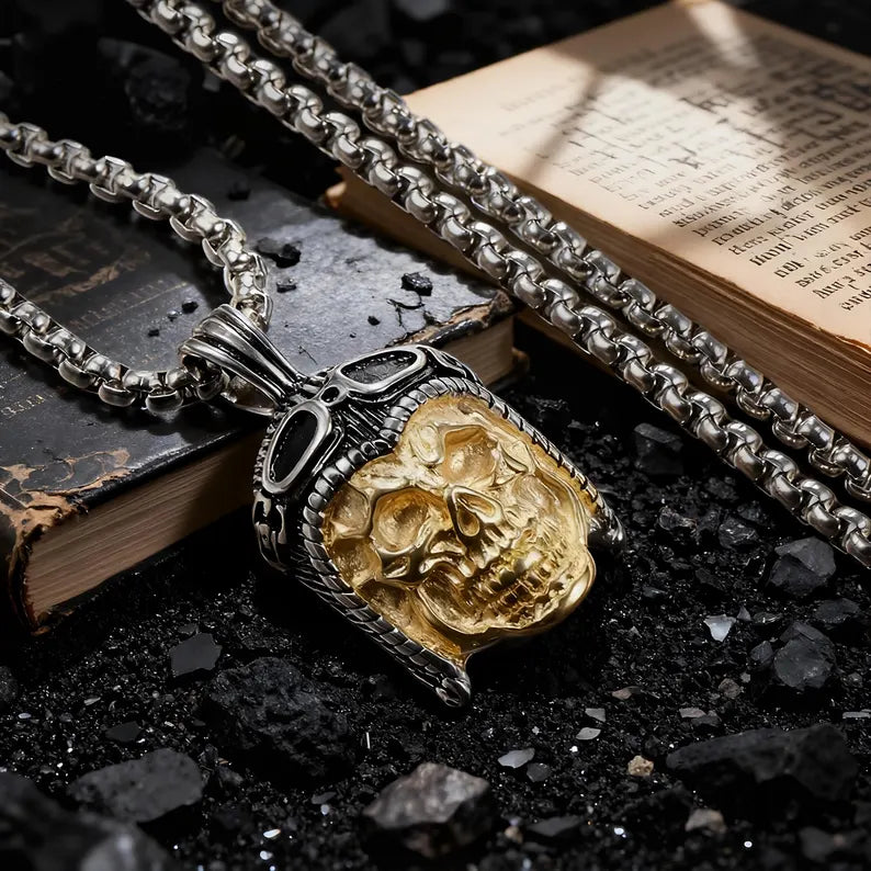 Skull Pilot Necklace