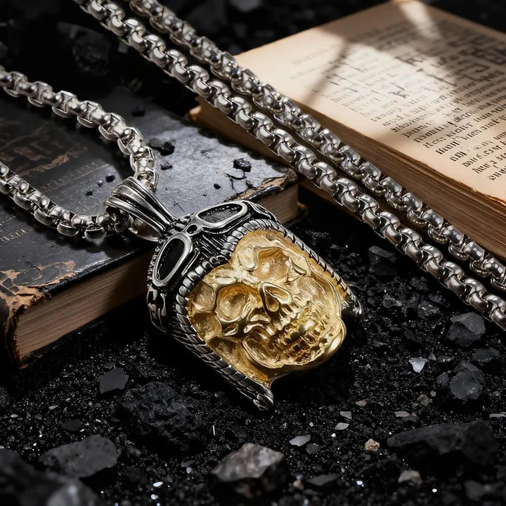 Skull Pilot Necklace