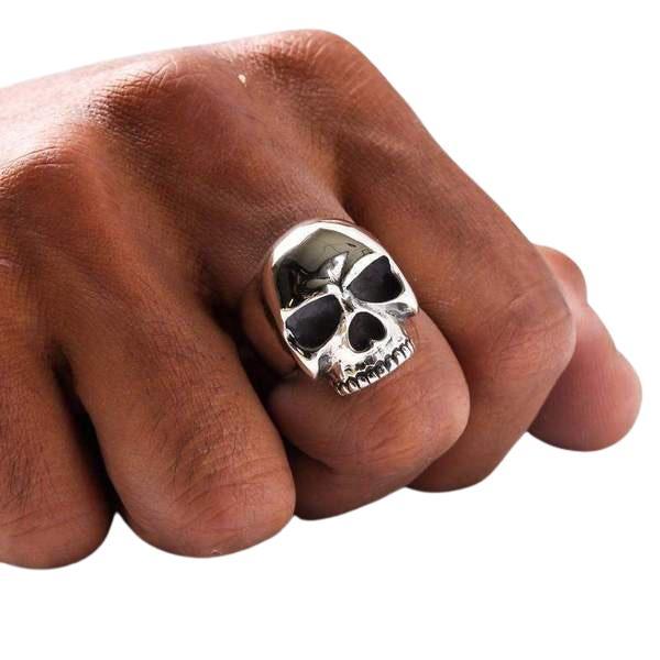 Mirror Skull Ring