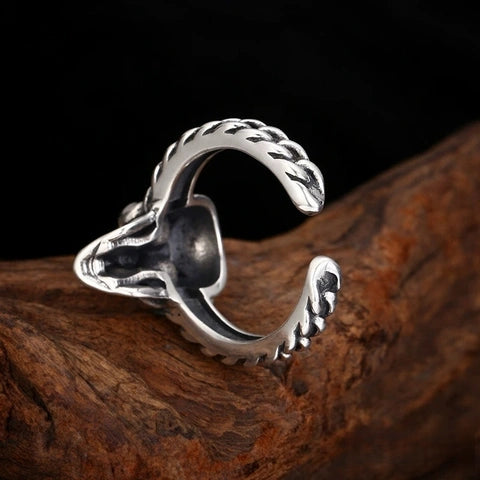 Skull Open-Band Ring