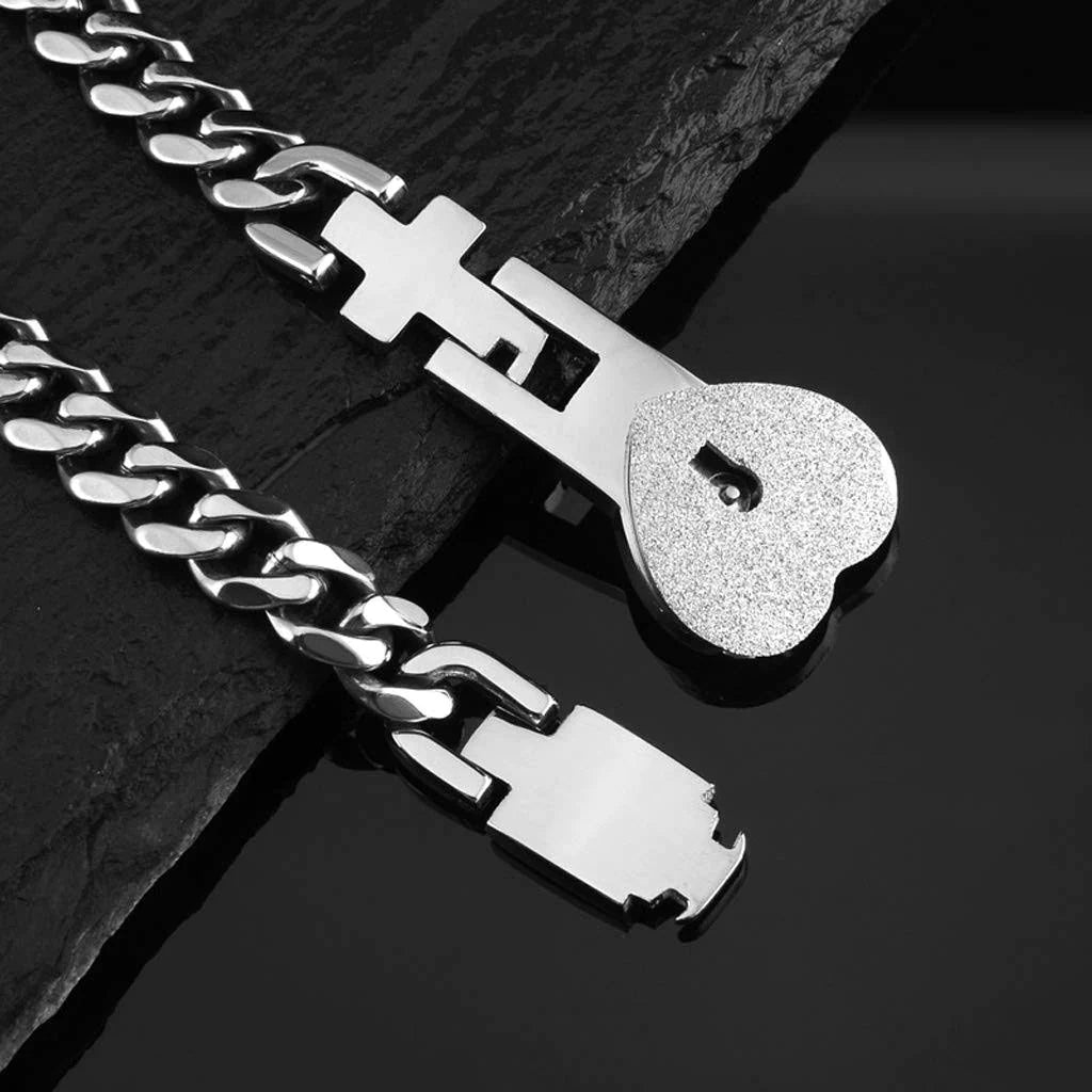 Lock &amp; Key Couple Bracelet