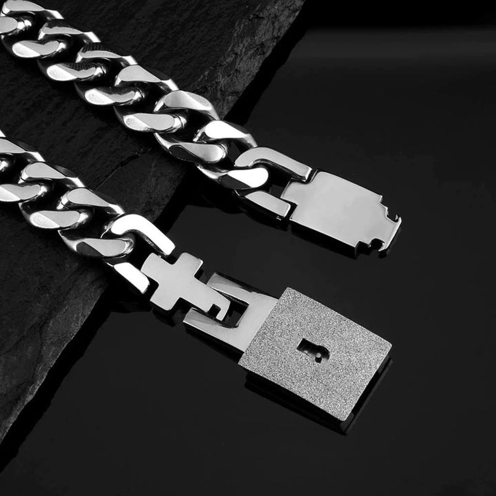 Lock &amp; Key Couple Bracelet