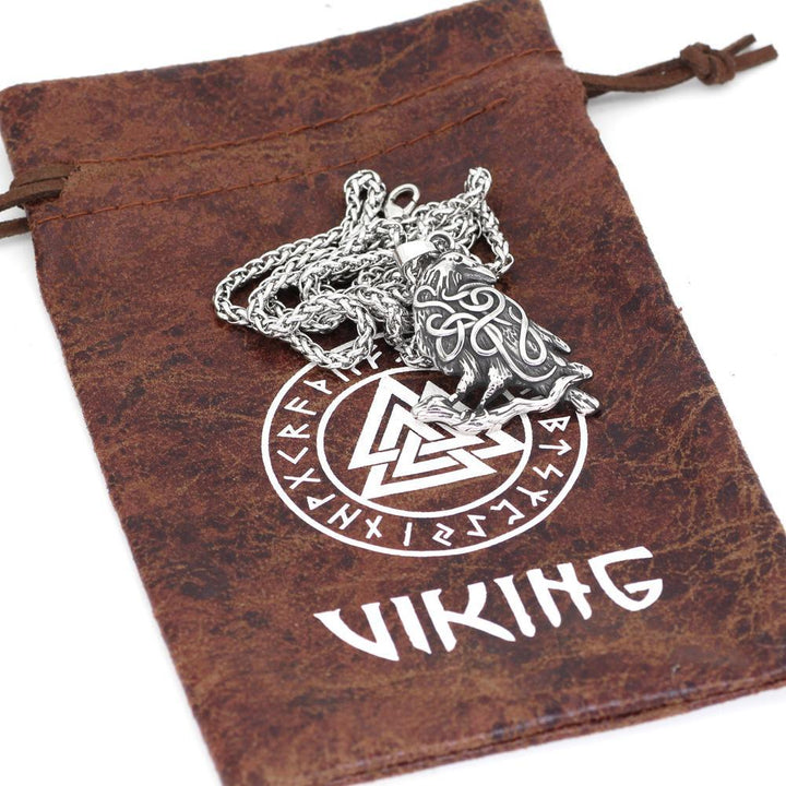 Viking Necklace - Raven