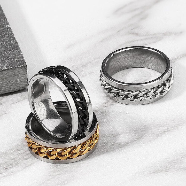 Classic Chain Stainless Steel Ring
