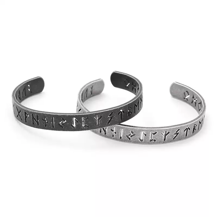 Viking Hollow Rune Bracelet