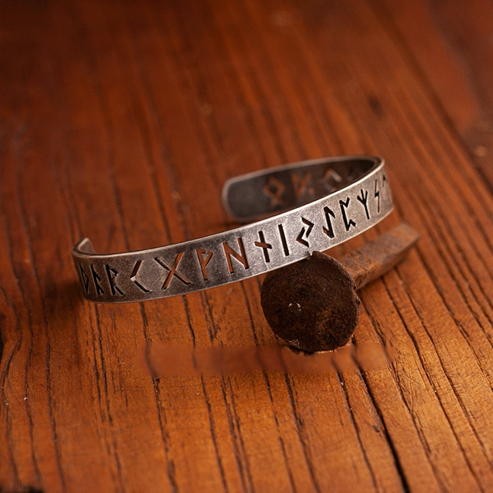Viking Hollow Rune Bracelet