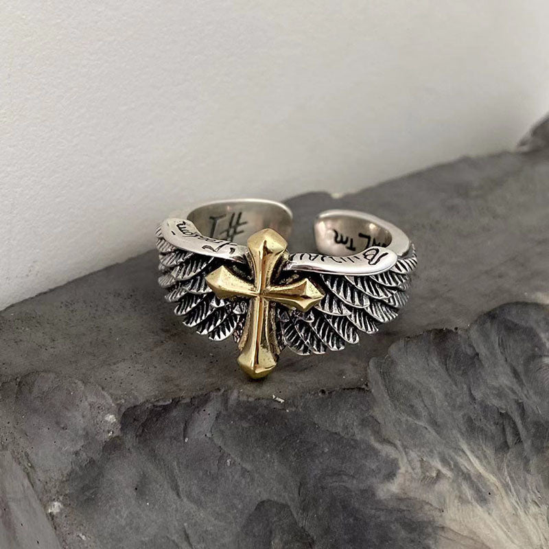 Cross Wings Ring
