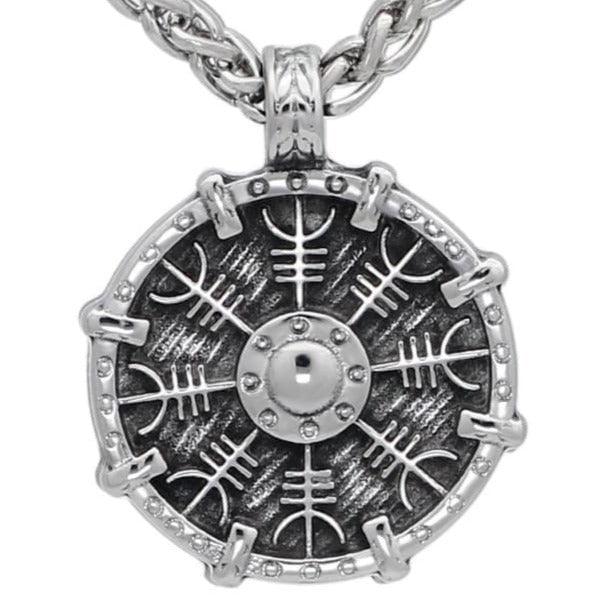 Helm of Awe Shield Necklace