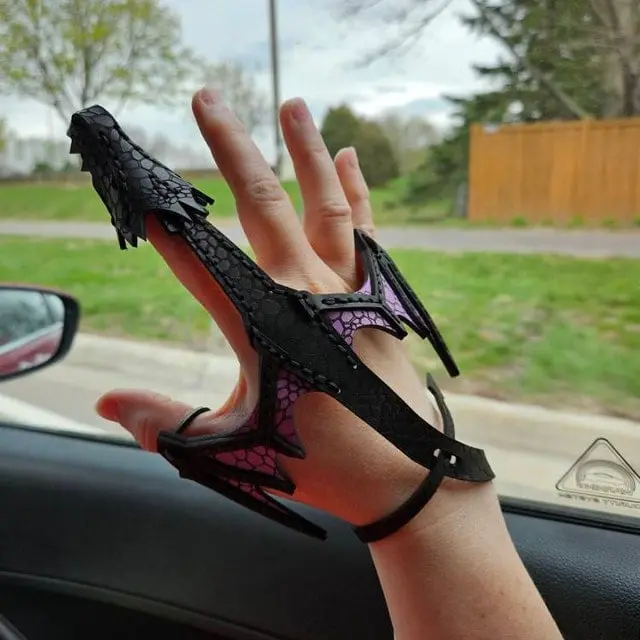 Leather Dragon Bracelet